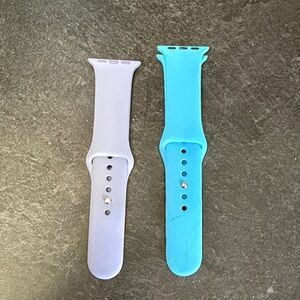 Blue and Purple Smartwatch Bands